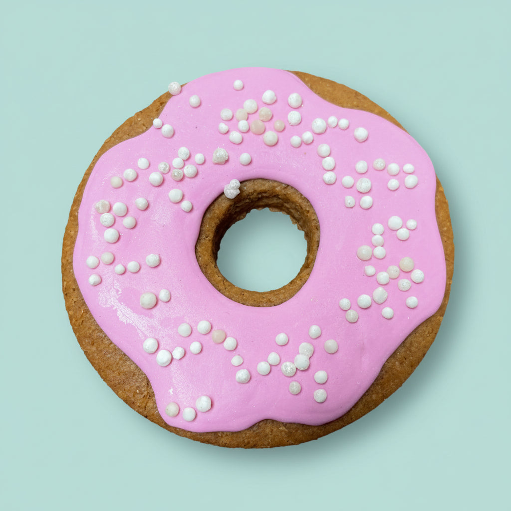 Donut – Hand-Decorated Gourmet Dog Cookie