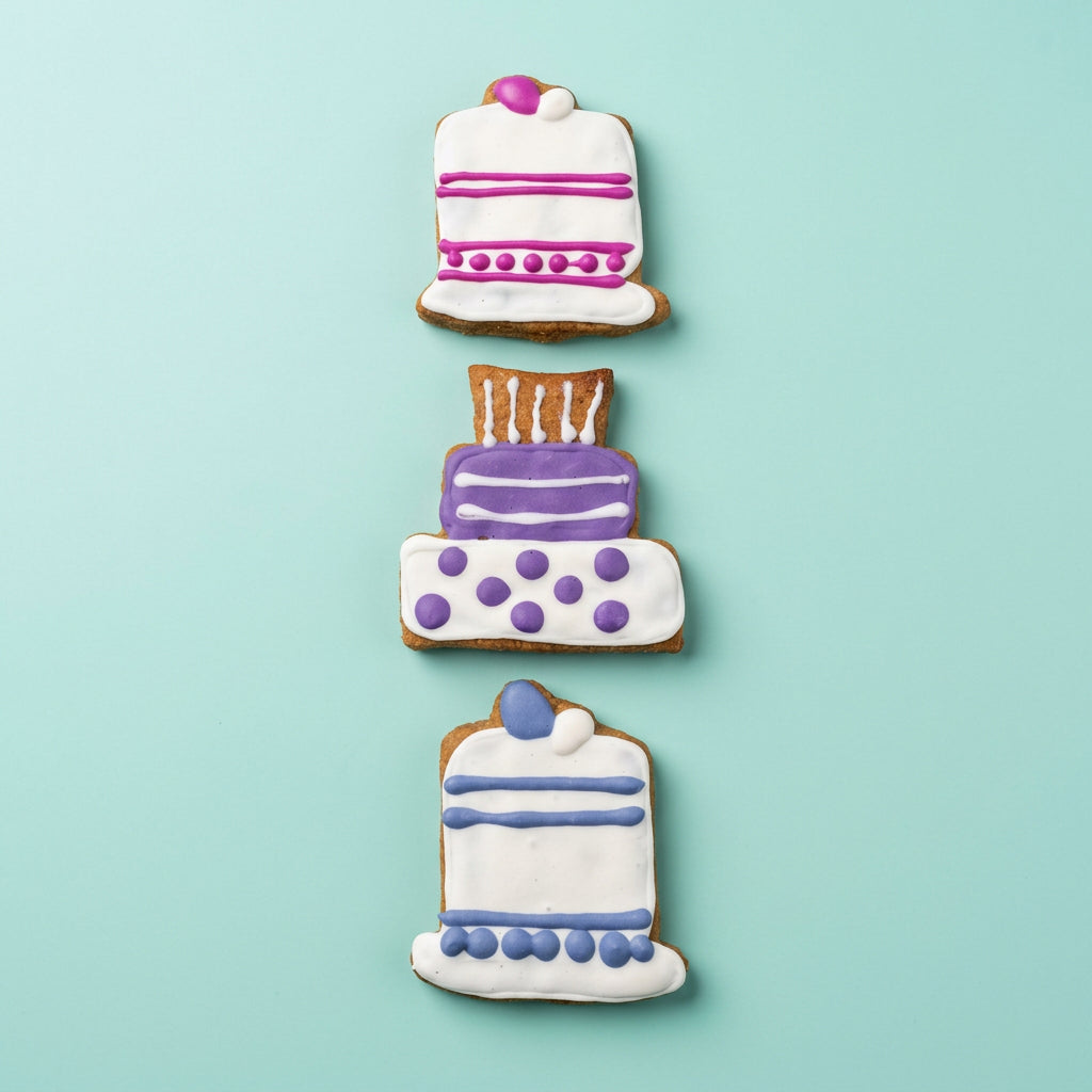 Birthday Cake – Hand-Decorated Gourmet Dog Cookies