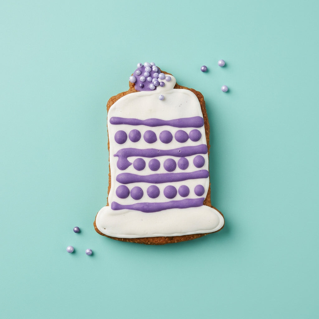 Birthday Cake – Hand-Decorated Gourmet Dog Cookies
