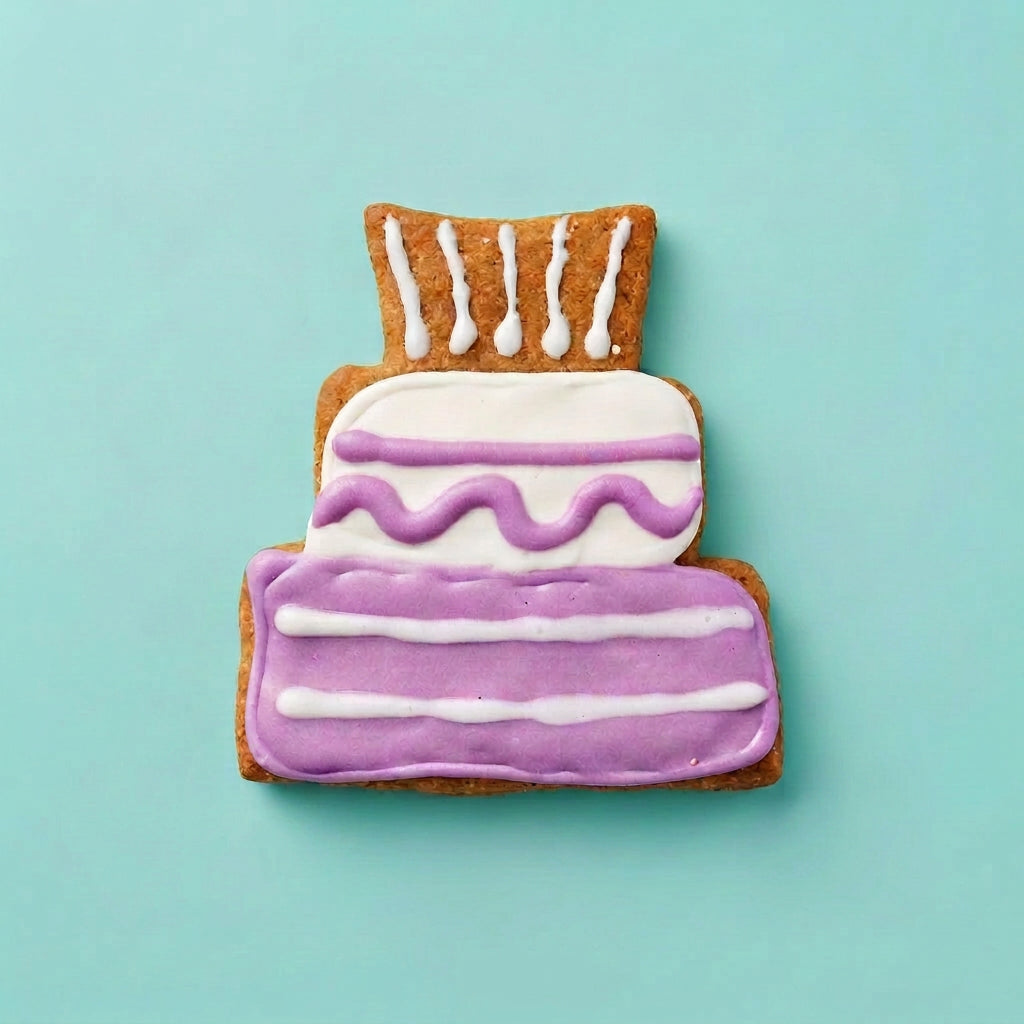 Birthday Cake – Hand-Decorated Gourmet Dog Cookies