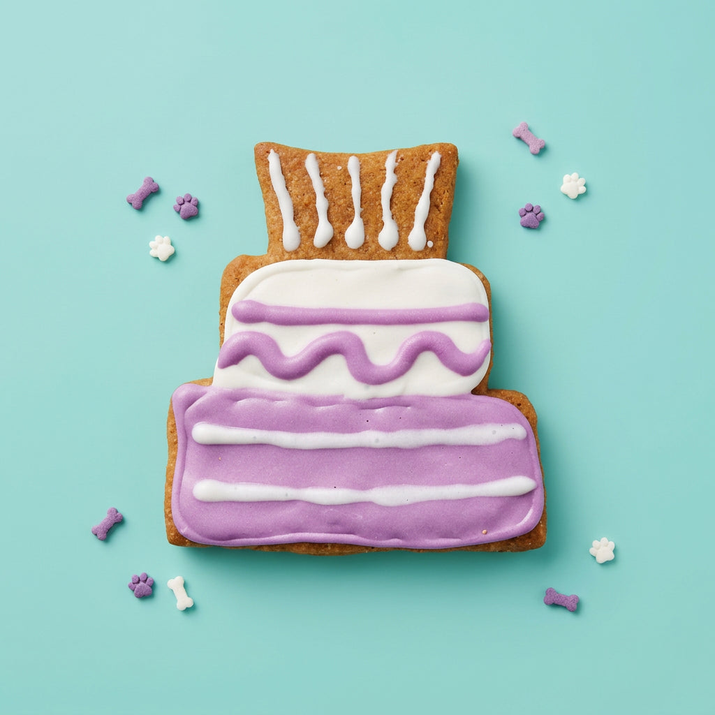 Birthday Cake – Hand-Decorated Gourmet Dog Cookies