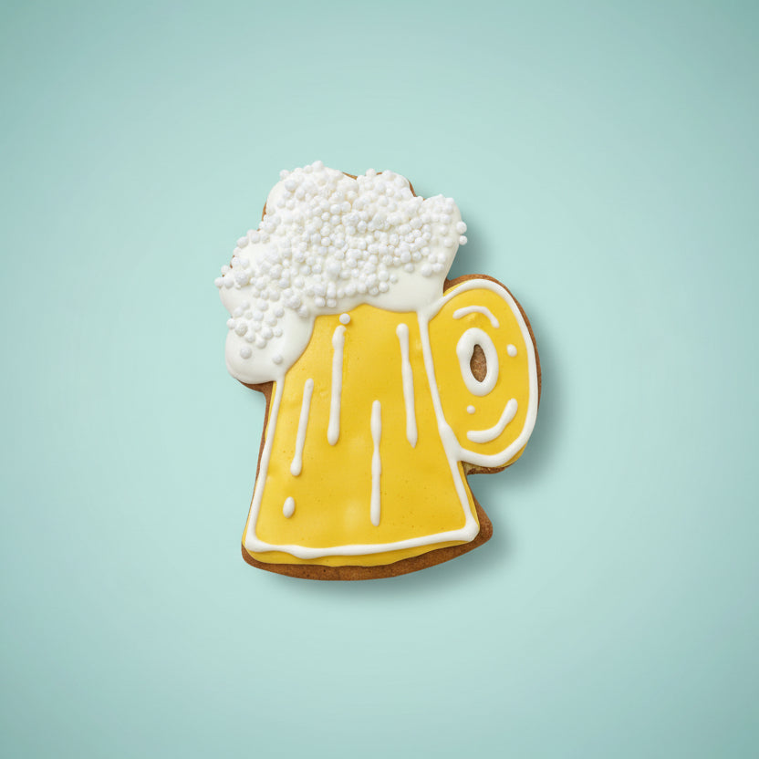 Beer Mug  – Hand-Decorated Gourmet Dog Cookie