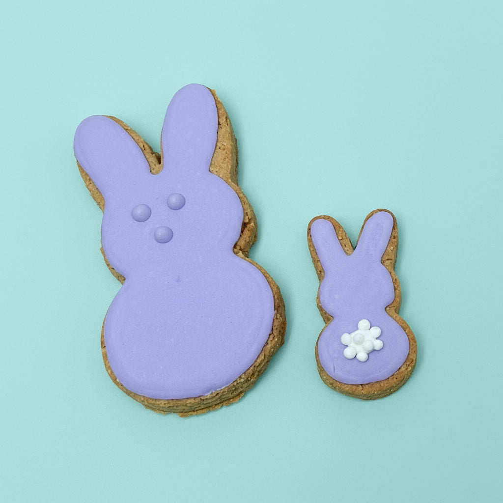 Cotton Tail – Hand-Decorated Gourmet Dog Cookie