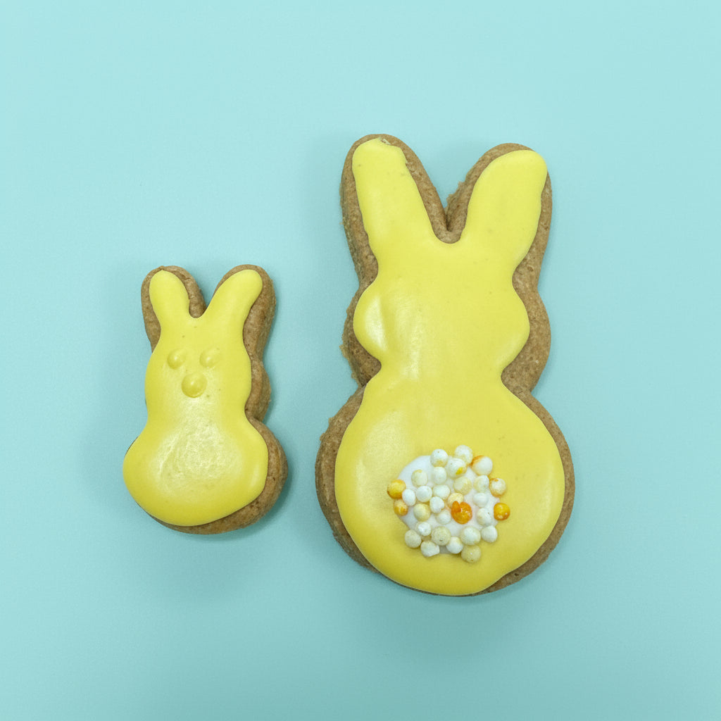 Cotton Tail – Hand-Decorated Gourmet Dog Cookie