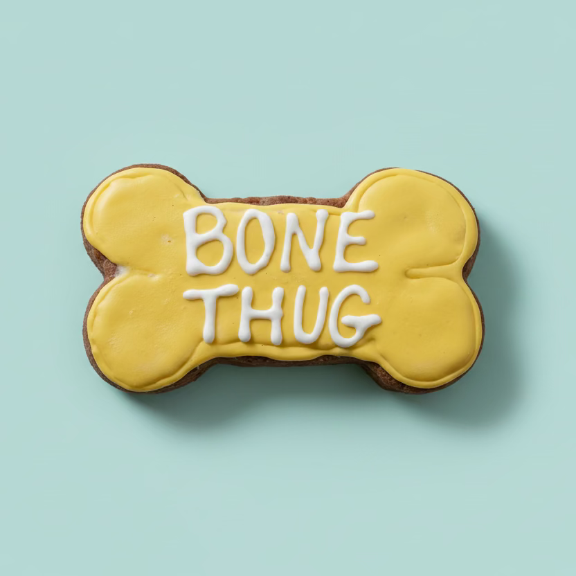 Funny Bones – Hand-Decorated Gourmet Dog Cookie
