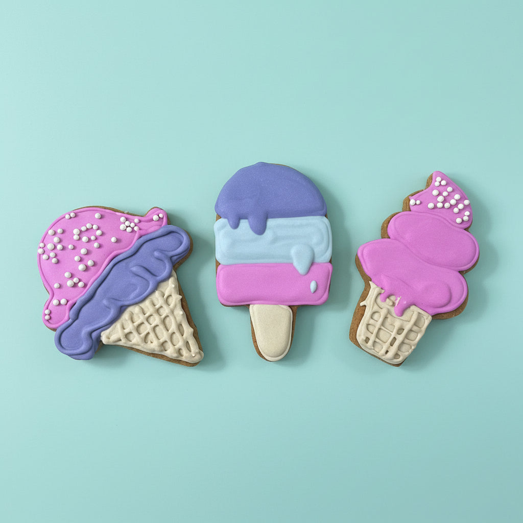 Pupsicle  – Hand-Decorated Gourmet Dog Cookie (12 Pack)